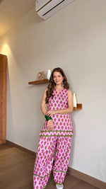 Pankhuri Cotton Farshi Kurta Set