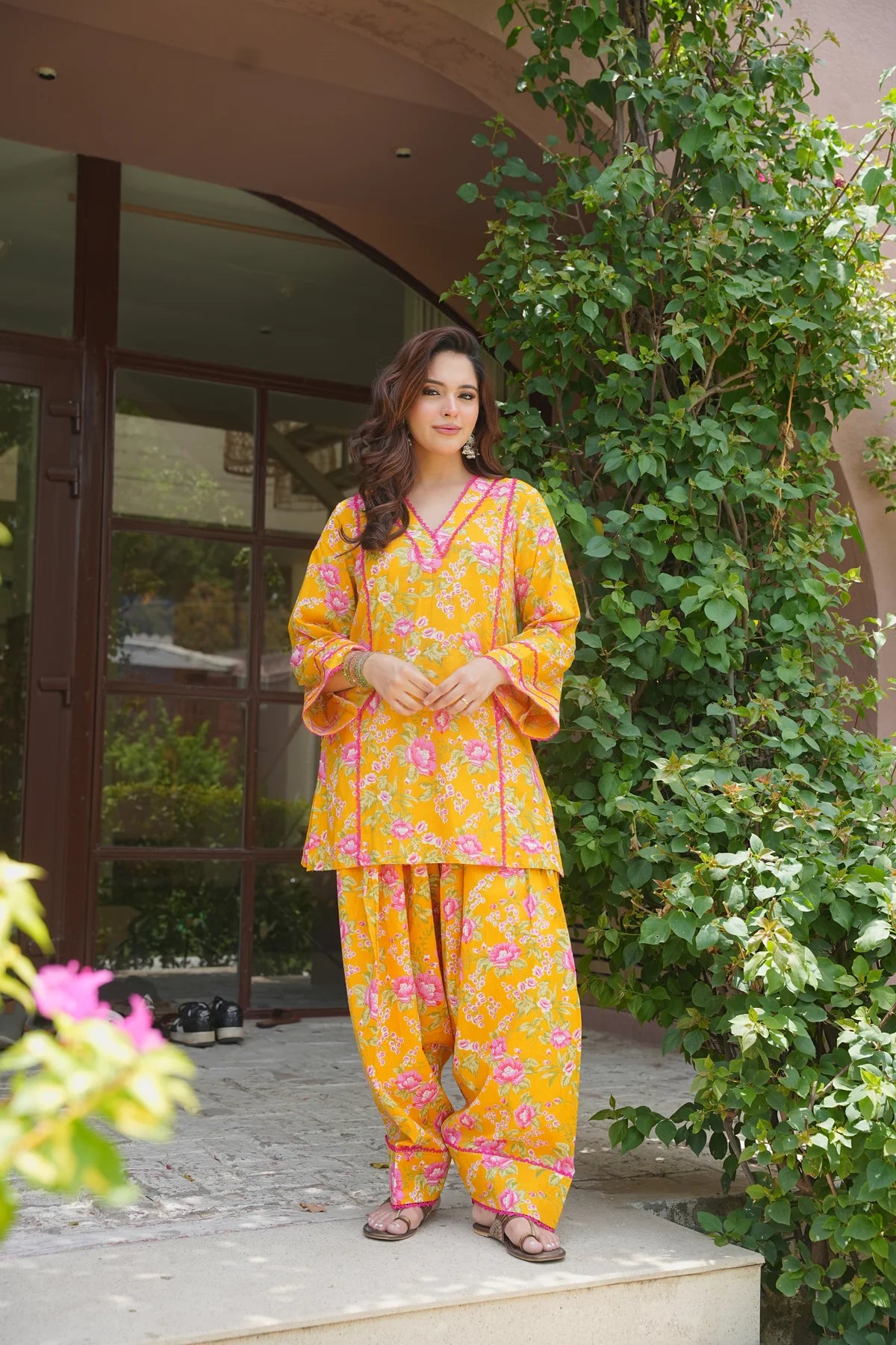 Rasiya Cotton Farshi Salwar Suit Set