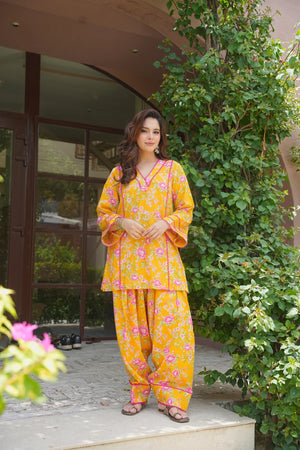 Rasiya Cotton Farshi Salwar Suit Set