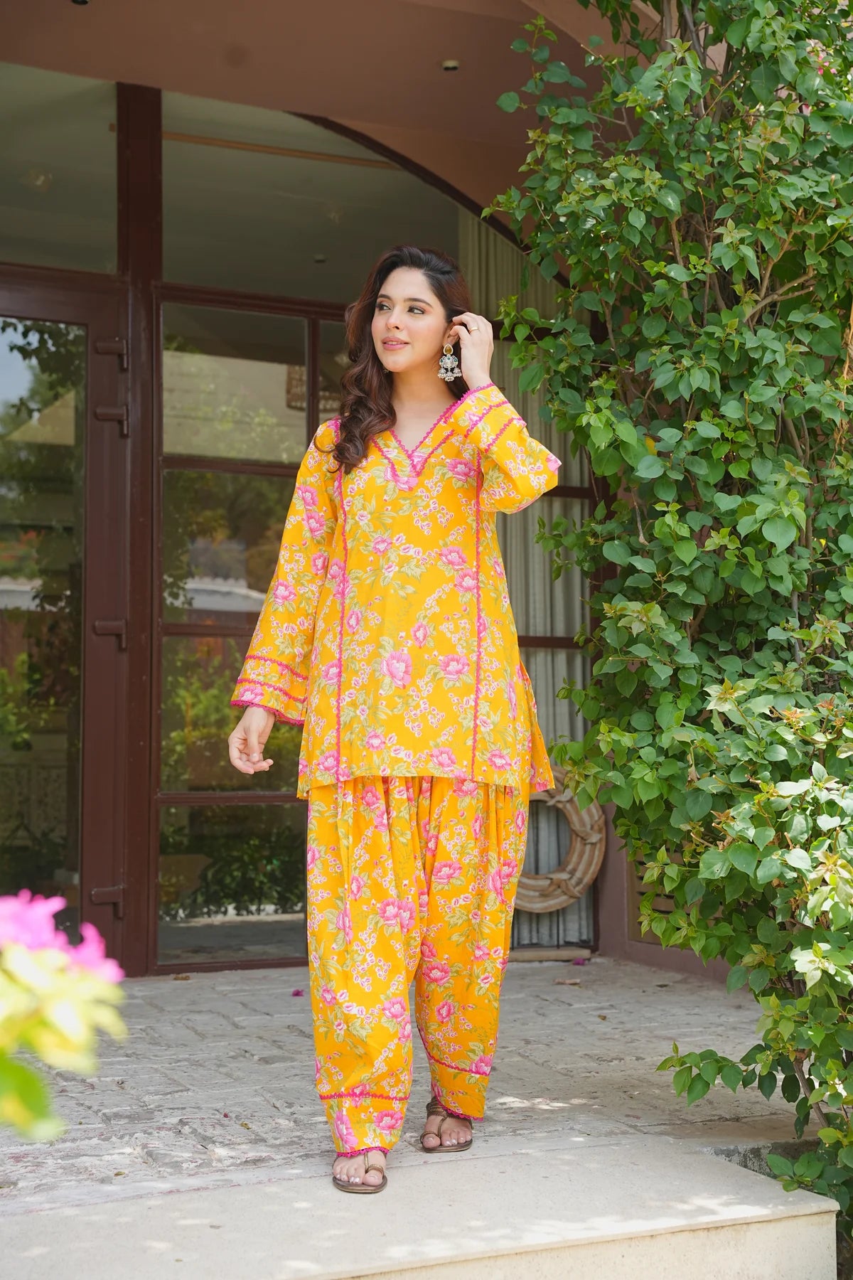 Rasiya Cotton Farshi Salwar Suit Set