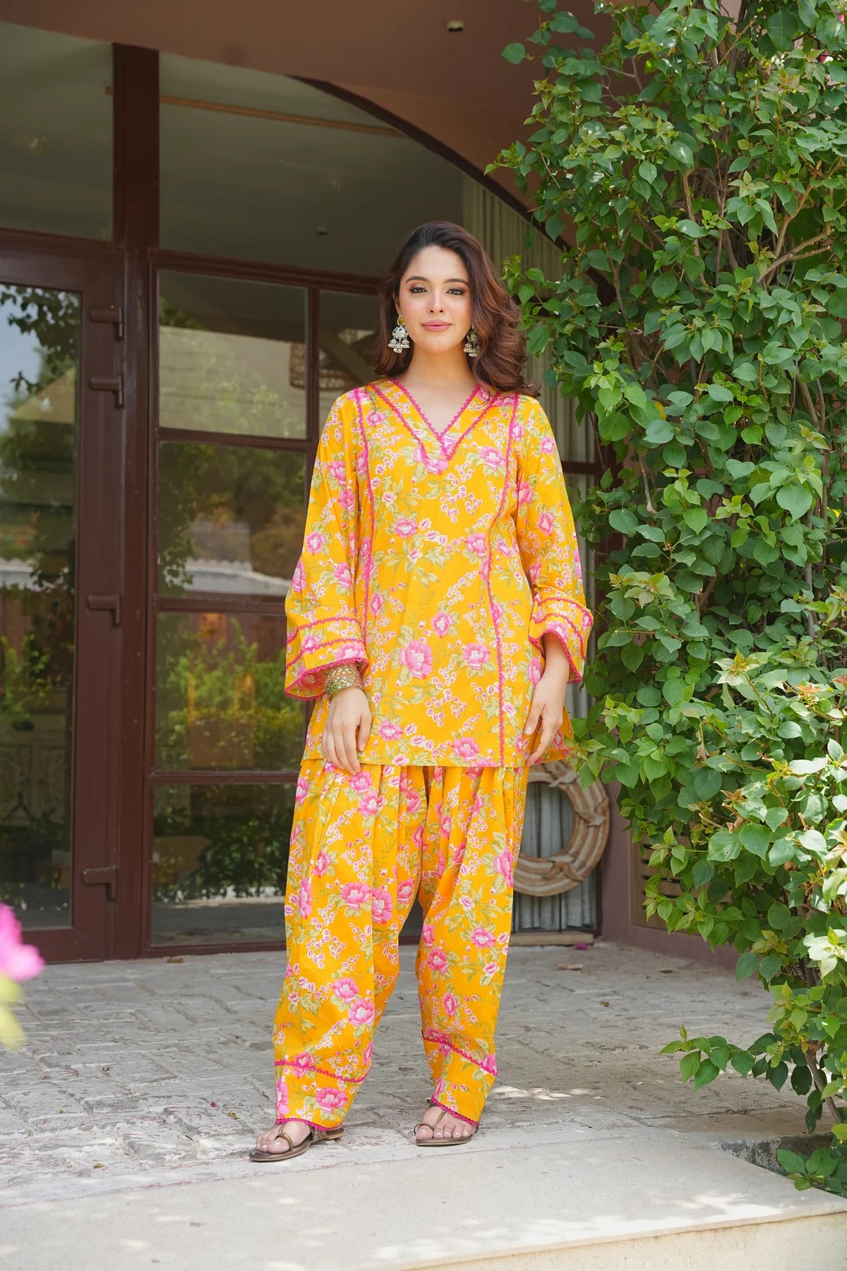 Rasiya Cotton Farshi Salwar Suit Set