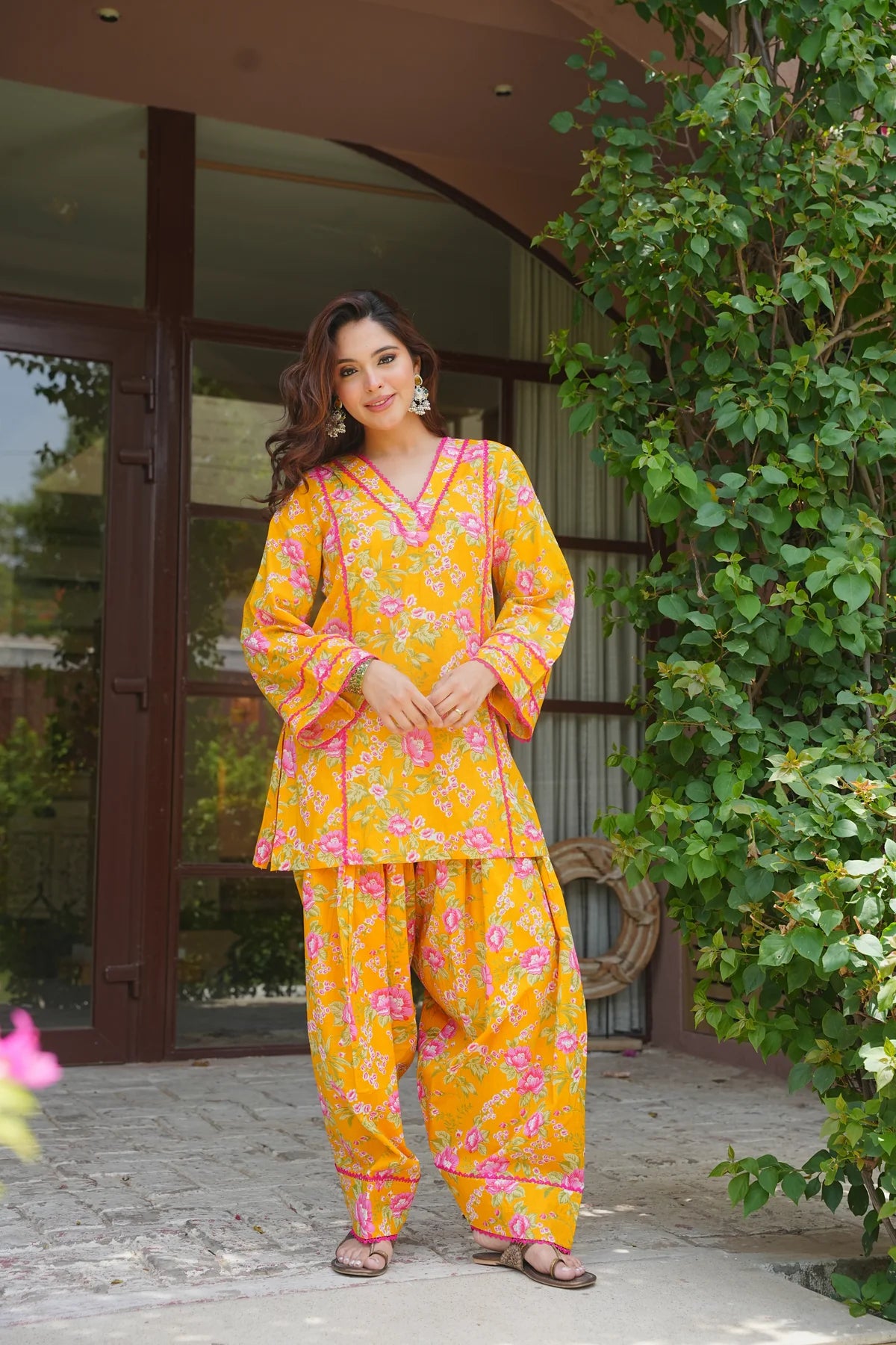 Rasiya Cotton Farshi Salwar Suit Set