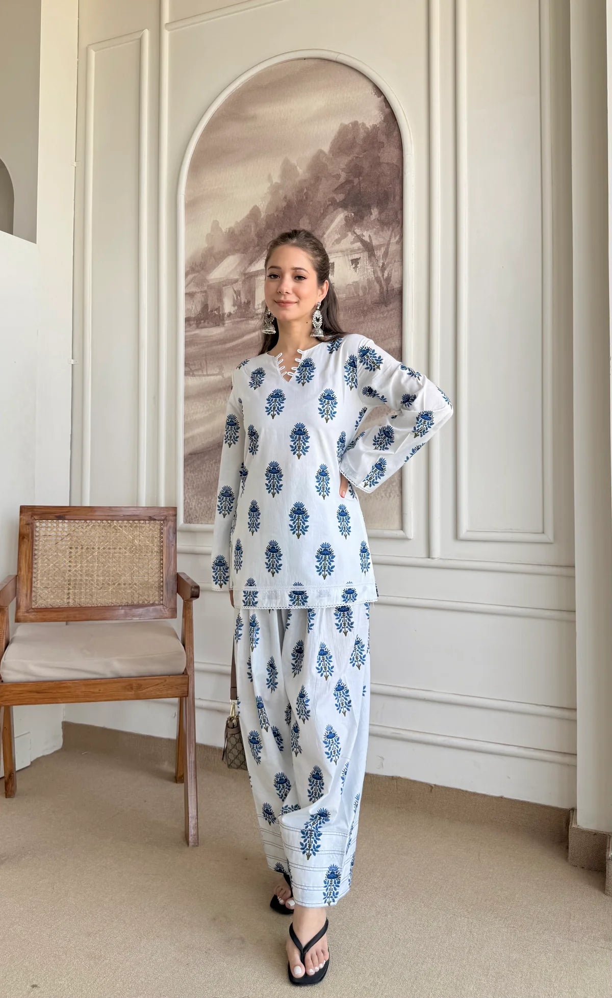 Devika Cotton Farshi Kurta Set