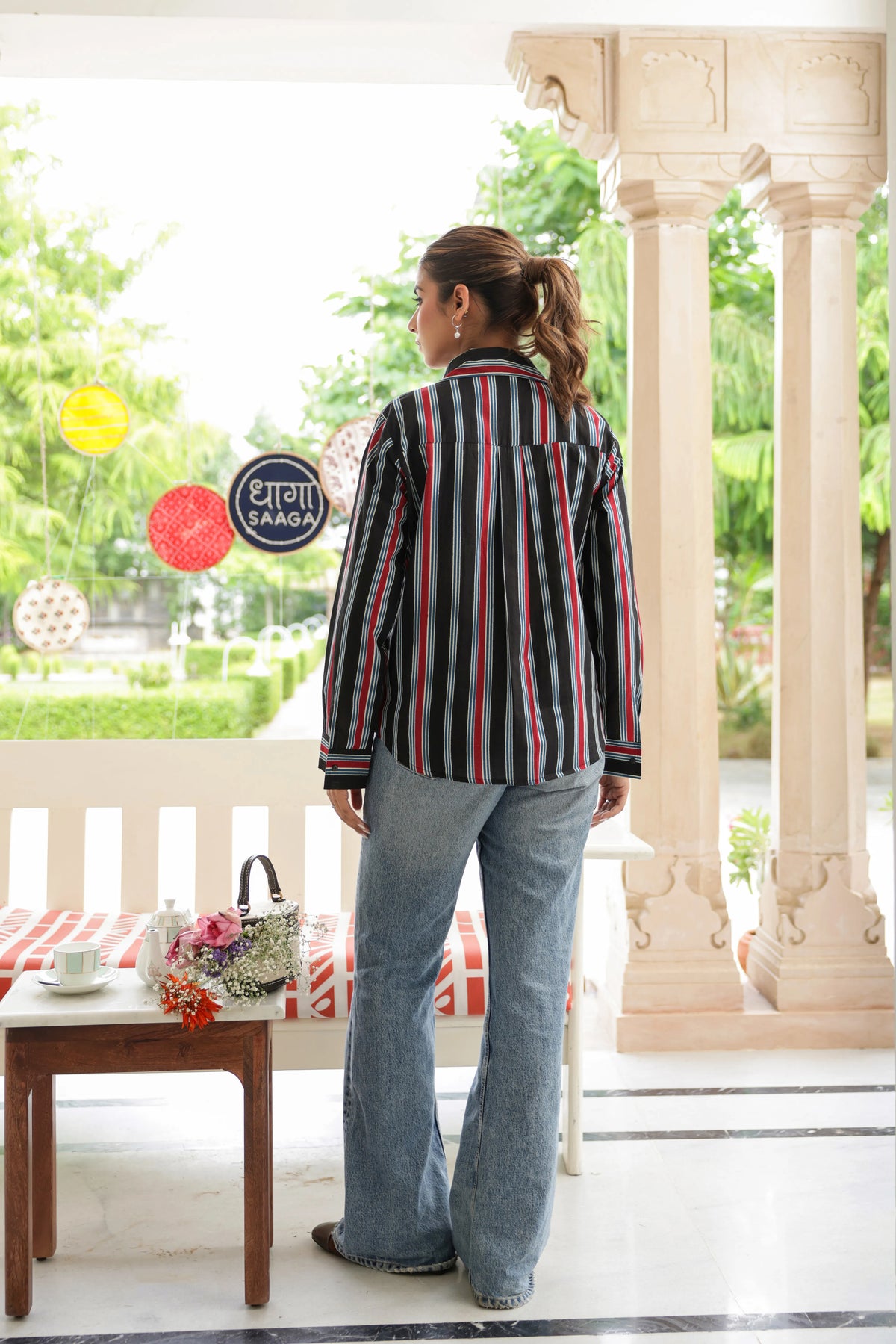 Neer Cotton Striped Shirt — Relaxed Fit Full Sleeve Shirt
