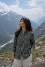Mahi Cotton Printed Shirt — Relaxed Fit Full Sleeve Shirt