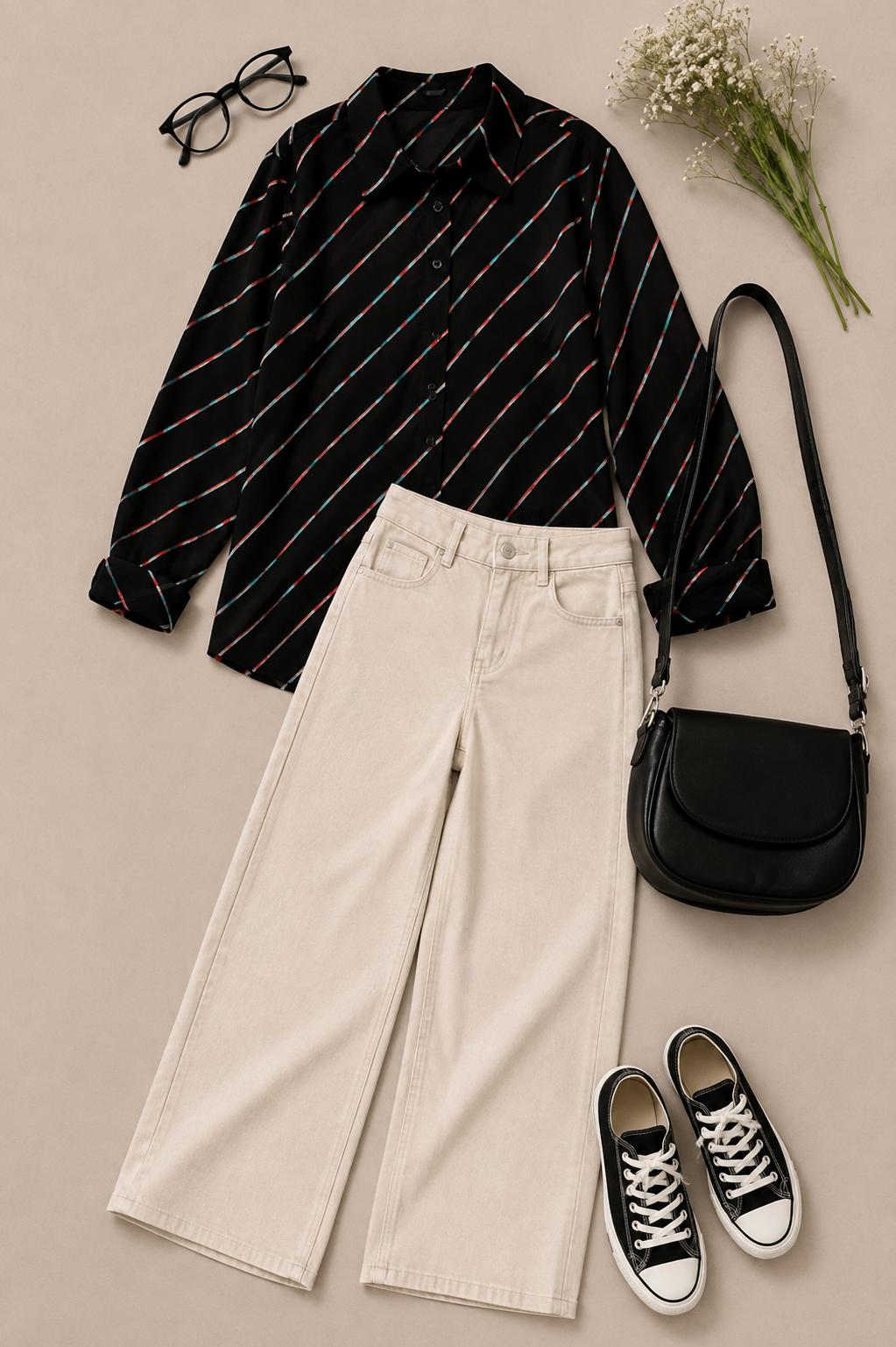 Avni Cotton Striped Shirt — Relaxed Fit Full Sleeve Shirt