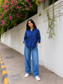 Avira Cotton Printed Shirt — Relaxed Fit Full Sleeve Shirt