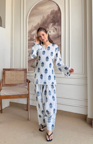 Devika Cotton Farshi Kurta Set