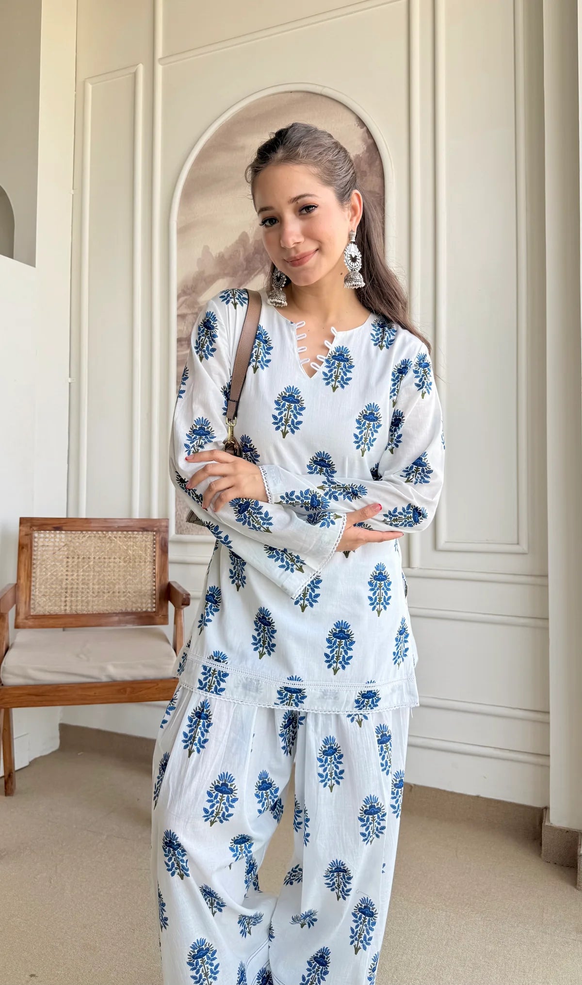Devika Cotton Farshi Kurta Set
