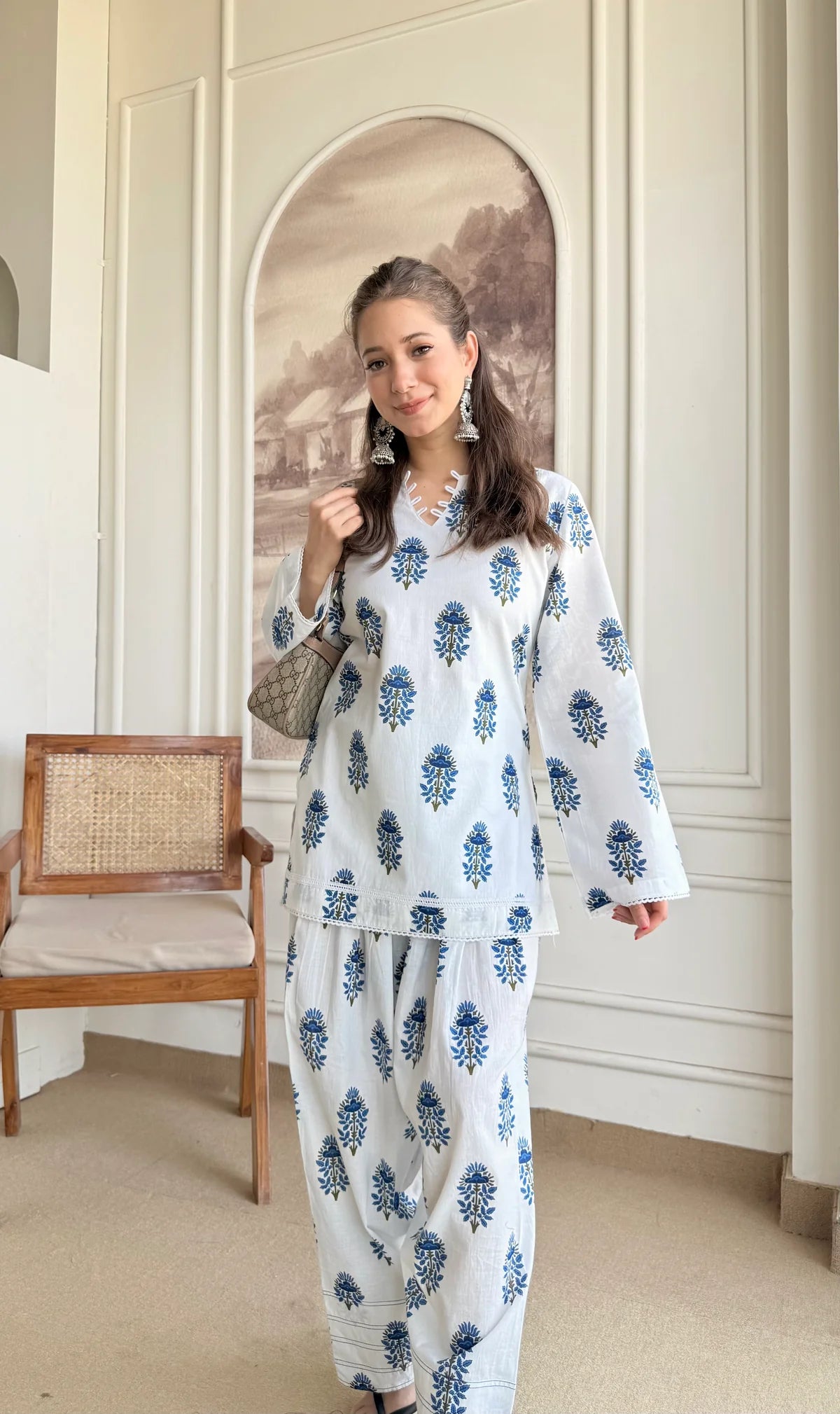 Devika Cotton Farshi Kurta Set