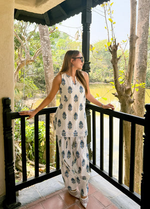 Samira Cotton Farshi Kurta Set
