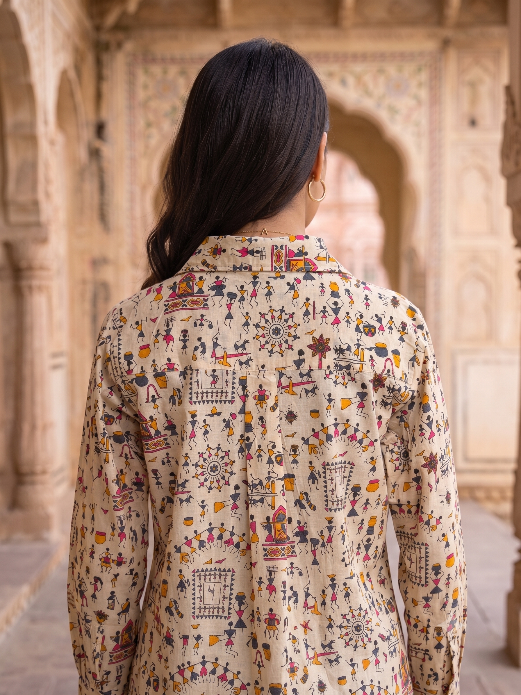 Siya Cotton Printed Shirt — Relaxed Fit Full Sleeve Shirt